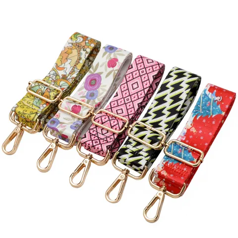 Tracolla per Borsa Regolabile Ricambio Larga in Poliestere Cinghia Tracolla Con Ganci in Metallo per Borse da Donna Accessori