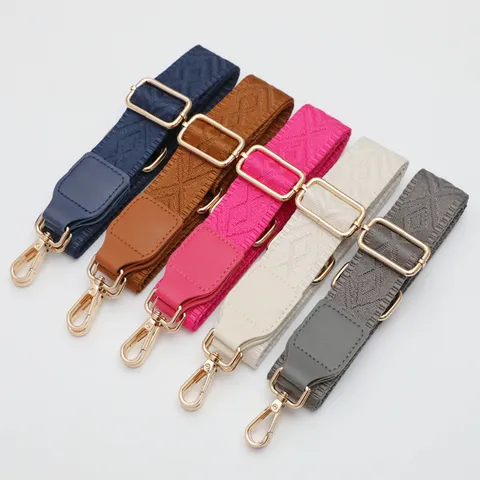 Courroie de Sac Bandoulière de Rechange pour Femme Sangle d'Épaule Jacquard Large Réglable Accessoires de Sac à Main