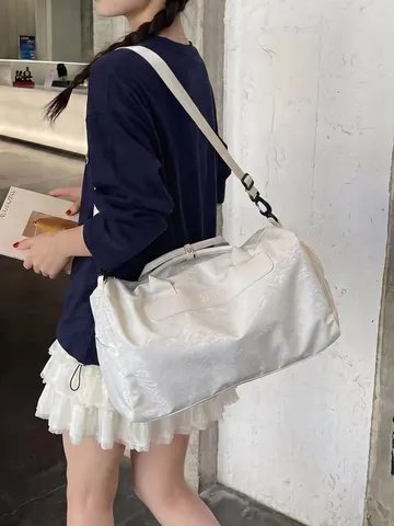 Sac de Voyage Imperméable Weekender Avec Séparation Humide Sec Compartiment à Chaussures Pour Femmes Hommes Commuter Fitness
