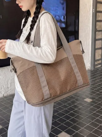 Grand Capacité Imperméable Sac de Voyage Gym Sport Duffel Sac Extensible Weekender Sac Pour Hommes Femmes