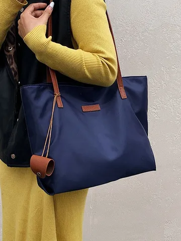 Große Kapazität Tragetasche Oxford Stoff Wasserdicht Reise Umhängetasche Lässig Pendeln Einkaufen Handtasche Für Unisex