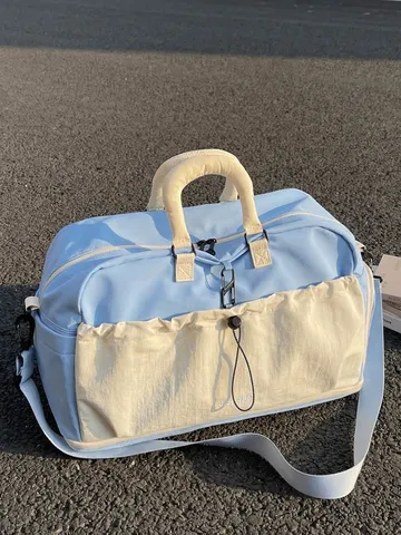 Μεγάλης Χωρητικότητας Τσάντα Ταξιδιού Duffel Αδιάβροχη από Ύφασμα Oxford Weekender Τσάντα Φορητή Αθλητική Τσάντα Fitness για Γυναίκες