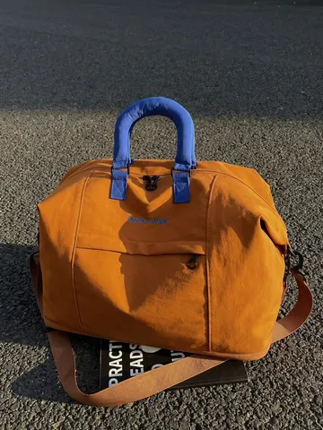 Elafri Tsanta Taxidiou apo Yfrasma Oxford Megalis Horitikotitas Duffel Bag Casual Epicheirimatiki Metakinisi Hiostis Gia Gym