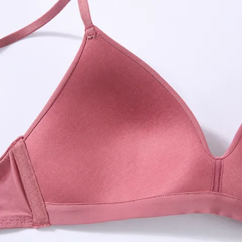 Vrouwen Sexy Draadloze Kant BH Franse Driehoek Cup Bralette Ademend Nylon Geborduurd Lingerie Top Voor Dagelijks Gebruik