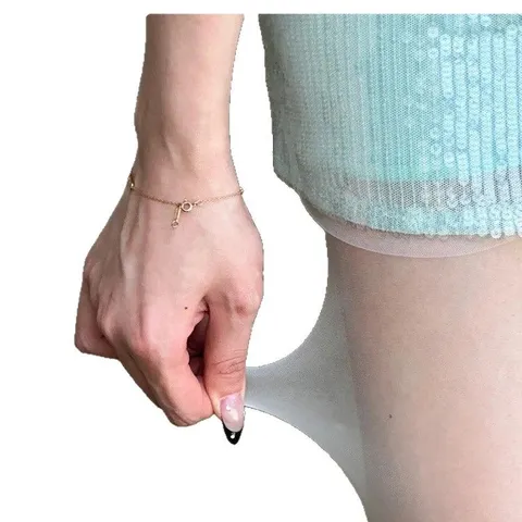 Ultra Thin 10D Core Spun Silk Pantyhose For Women Mint Mambo Green Skin Smoothing Tights Summer Invisible Shaping Stockings