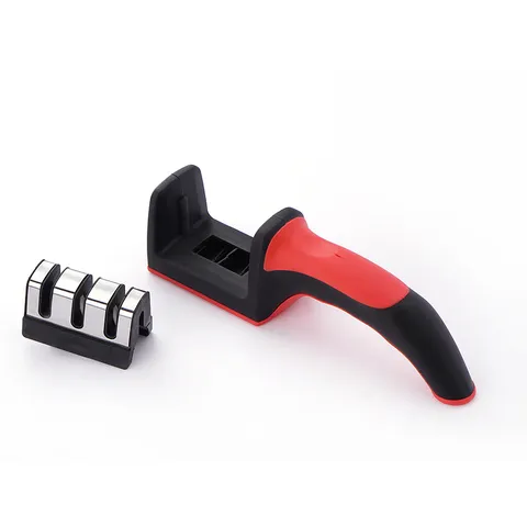 Household 3 Stage Knife Sharpener Detachable Tungsten Steel Ceramic Kitchen Sharpening Tool Quick Edge Sharpener