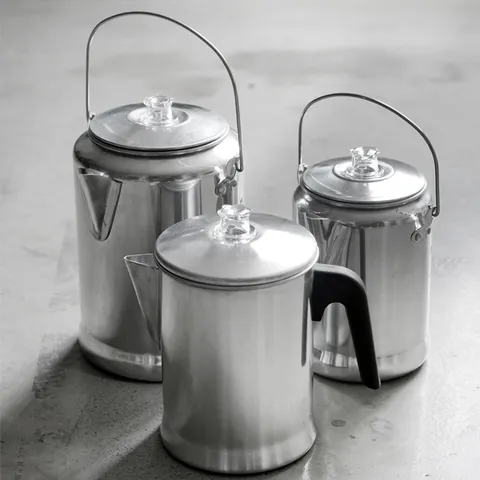 Caffettiera da Fornello in Acciaio Inossidabile Bollitore per Tè Commerciale Macchina per Espresso Attrezzatura da Cucina