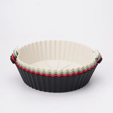 Reusable Silicone Air Fryer Baking Mat Heat Resistant Non-Stick Air Fryer Accessories for Oven Microwave Cooking Kitchen Tool