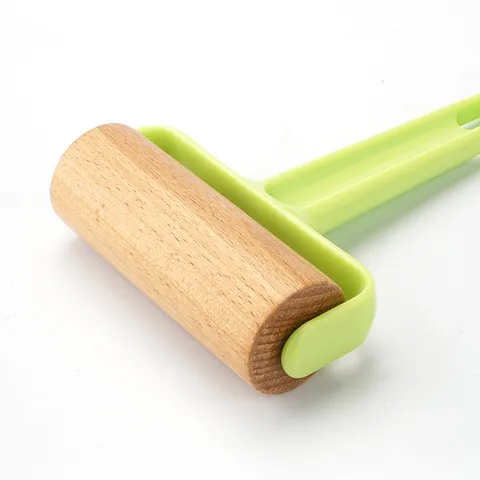 Haushalt Holz Edelstahl Nudelholz Multifunktionales Backwerkzeug Küchen Walzholz Für Teigtaschen Teig