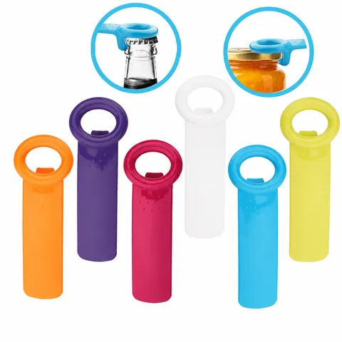 Multifunctional ABS Plastic Bottle Opener Portable Can Opener Creative Ring Handle Beer Bottle Opening Tool Kitchen Gadget