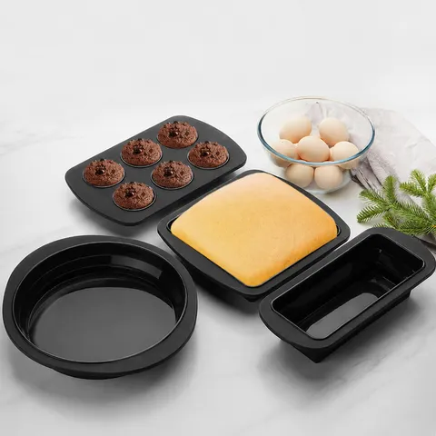 Klappbare Silikon Backform Hitzebeständige Backwerkzeug Muffin Form Toast Kasten Küche Backgeschirr