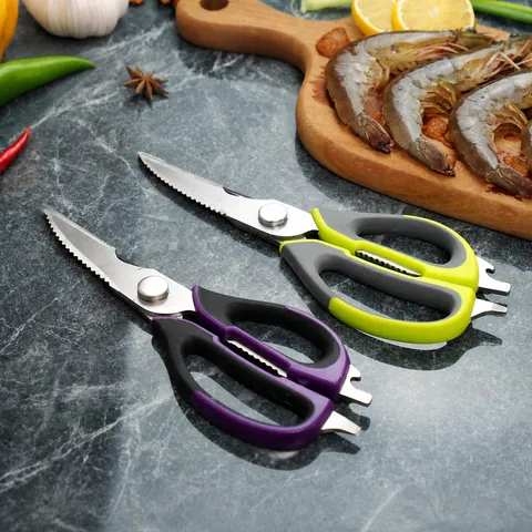 Multifunktionale Edelstahl Küchenschere Abnehmbare Haushalts Hühnerknochenschere Schwere Pflicht Lebensmittel Fleisch Schere Werkzeug