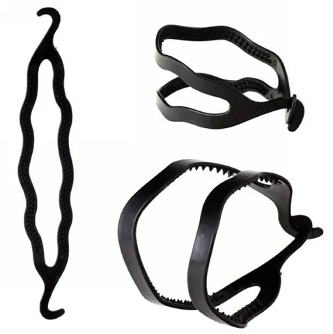 Magic Hair Bun Maker Double Hook Hair Styling Tool Plastic Hair Braiding Accessory French Twist Maker for Women