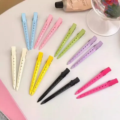 Fermagli per Capelli a Becco d'Anca in Metallo Colorato Trucco Styling Radice dei Capelli Frangia Soffice Spillatrici Accessori Antiscivolo per Donne
