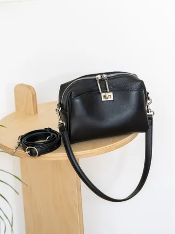 Echtes Rindsleder Achseltasche Für Damen Minimalistisch Einfarbig Umhängetasche Metallschloss Mode Baguette Tasche