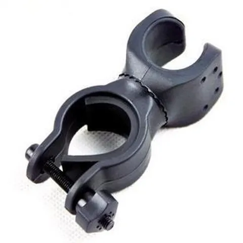 Abrazadera de Linterna de Bicicleta Giratoria de 360 Grados Caucho Metal Soporte de Luz de Bicicleta Soporte Universal de Ciclismo