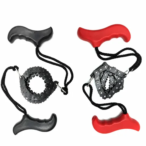 Portable Hand Pull Chain Saw Emergency Survival Wire Saw For Outdoor Camping Garden Logging Pocket Saw Tool