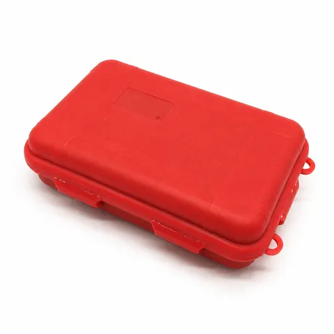 Grande Scatola di Immagazzinaggio per Strumenti di Sopravvivenza all'Aperto EDC Custodia in Plastica Dura Impermeabile Antiurto Contenitore Portatile