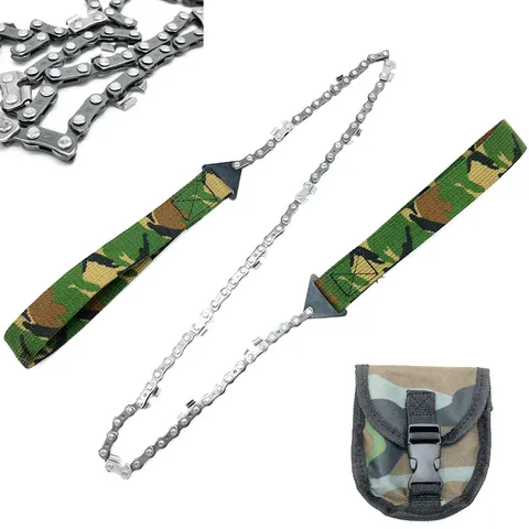 Portable Hand Chain Saw Survival Pocket Wire Saw For Outdoor Camping Garden Logging Hiking