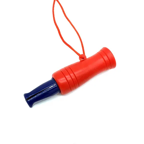 Fischietto per Richiamo Anatra in Plastica da Esterno Strumento di Suono di Simulazione di Caccia Fischietto di Allenamento Portatile con Cordino per Adulti