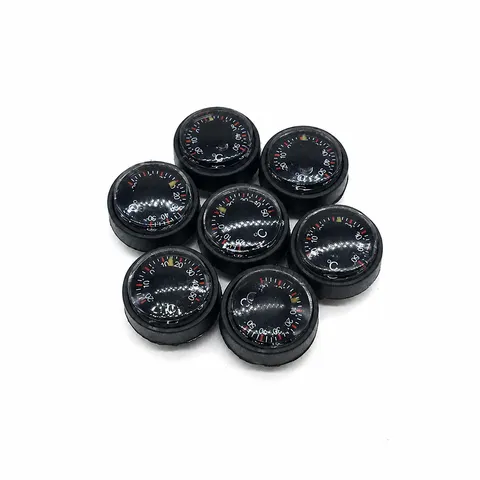 Mini Outdoor Compass And Thermometer Portable Survival Gadget For Paracord Bracelet Camping Hiking EDC Gear