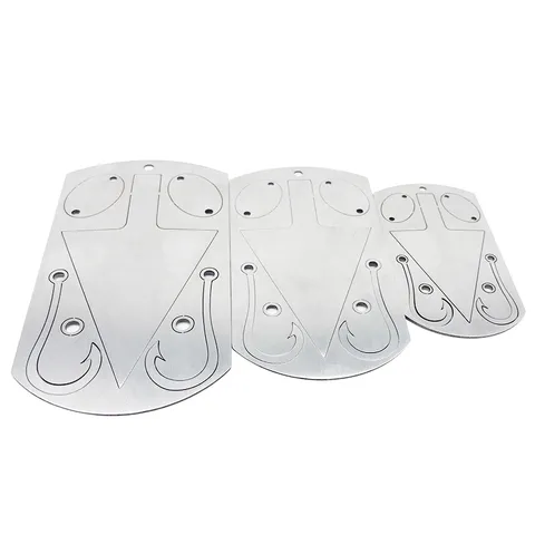 Tarjeta de Supervivencia para Exteriores de Acero Inoxidable Herramienta de Anzuelo de Bolsillo Equipo Multifuncional para Camping Senderismo