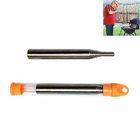 Stainless Steel Pocket Bellow Telescopic Fire Starter Tool Portable Outdoor Camping Survival Blow Fire Tube