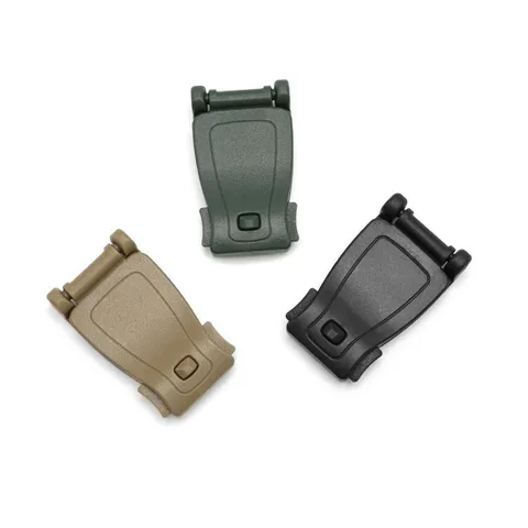 Outdoor Tactical Molle Webbing Connecting Buckle Plastic Backpack Clip Fixing Strap Gear Attachment Accessory