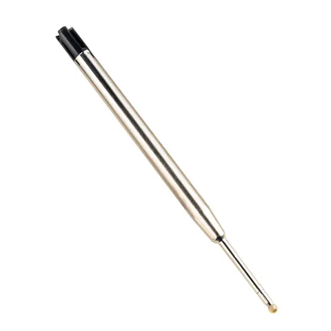 Recambio de Bolígrafo de Metal Universal Recambio de Bolígrafo Táctico Tinta Negra Suministros Escolares de Oficina