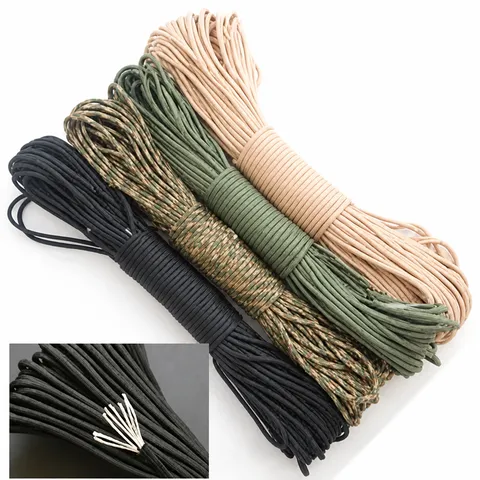 Outdoor Noodgeval Fallschirmschnur Nylon Touw Overleving Kamperen Wandelen Apparatuur Bindende Utility Koord