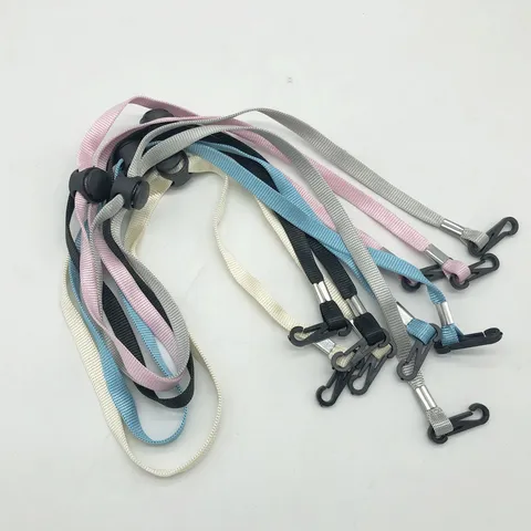 Windproof Mask Lanyard Adjustable Hat Strap Ethnic Style Polyester Anti-Lost Rope For Face Mask Outdoor Accessories