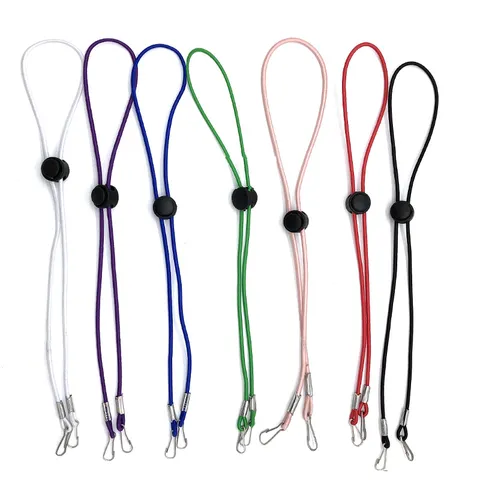 Adjustable Face Mask Lanyard Anti Loss Strap Extension Neck Chain Holder Woven Rope Cord For Daily Protection