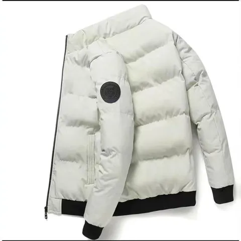 Giacca Imbottita Invernale da Uomo in Poliestere Collo Alto Piumino Ispessito Caldo Abbigliamento Termico Giacche Sportive Casual