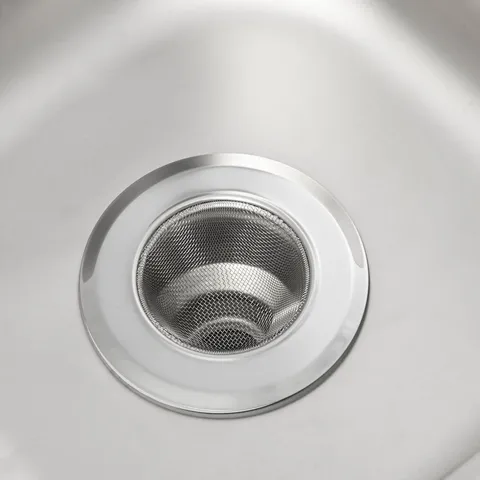 Stainless Steel Kitchen Sink Strainer Anti-Clogging Drain Filter Mesh Basket Sink Waste Catcher for Home Kitchen