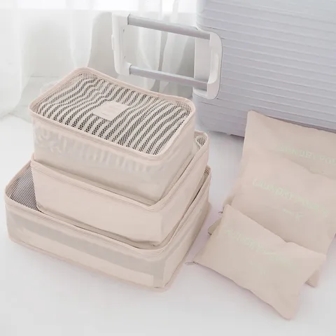 Draagbare Reistas Opslag Set Inpakblokken Koffer Organizer Tas Voor Kleding Ondergoed En Schoenen Reisaccessoires