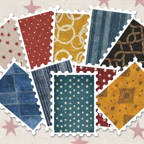 Vintage Americano Paisley Francobollo Adesivi Scozzese Occidentale DIY Diario Decorativo Decalcomanie Per Scrapbooking