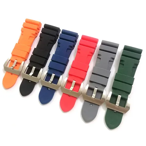 Correa de Reloj de Silicona Impermeable para Hombre Repuesto de Caucho Deportivo
