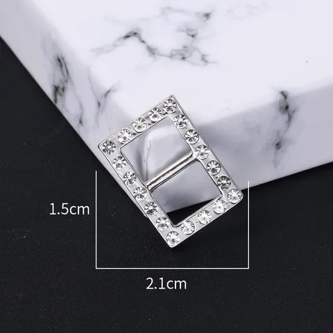 Style Coréen Boucle d'Écharpe Strass Alliage Minimaliste Pince Coin Vêtement Mode Femmes Anneau Écharpe Bijoux