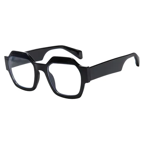 Fashion Geometric Polygon Reading Glasses For Women Men Trendy PC Frame Presbyopic Eyeglasses Unisex Magnifying Eyewear