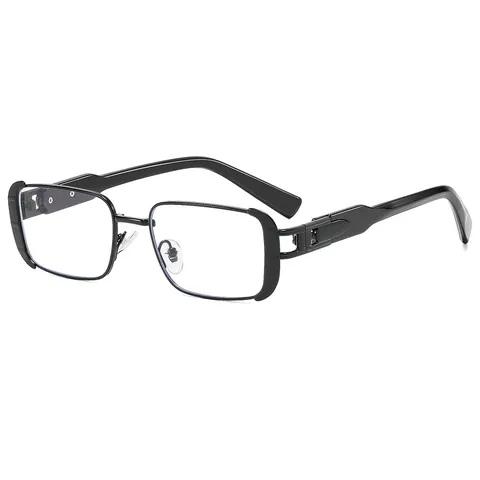 Trendy Metal Square Small Frame Sunglasses For Women Men Hip Hop Style UV400 Sun Protection Eyewear Fashion Retro Sunglasses