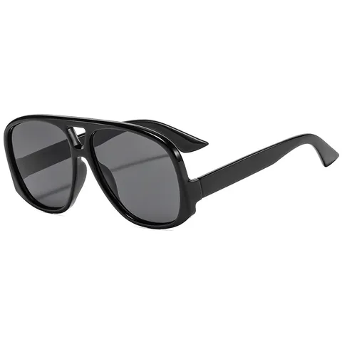 Unisex Oversized Pilot Sunglasses Fashion Low Temple Design UV400 Sun Glasses For Men Women Outdoor Driving