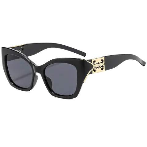 Trendy Oversized Cat Eye Sunglasses For Women Men Acetate Polycarbonate Frame UV400 Protection Jelly Color Sun Glasses Holiday Party Fashion Eyewear