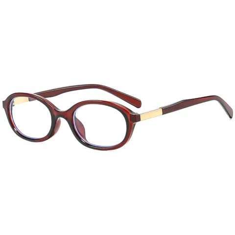 Gafas de Sol Pequeñas Ovaladas de Moda Coreana Para Mujeres Hombres Montura de PC Colorida Retro Gafas de Protección Solar Para Estilo de Calle