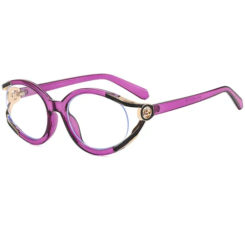 Occhiali da Sole Ovali di Lusso da Donna Protezione UV Lente in PC Montatura in Metallo Eleganti Occhiali da Sole alla Moda con Montatura Grande