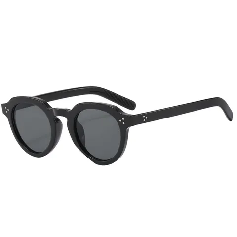 Occhiali da Sole Ovali Vintage Minimalista Per Donna Uomo Montatura Piccola Sfumati Retro Rivetti Occhiali UV400