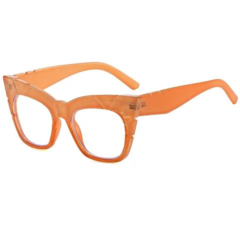 Gafas de Sol Ojo de Gato Oversize de Moda para Mujeres Hombres Faceteadas Geométricas Montura Completa Protección UV400