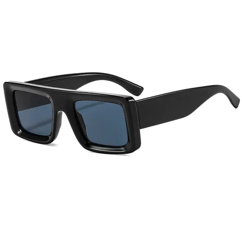 Trendige Acetat Vollrand Quadratische Sonnenbrille Für Damen Herren Flat Top Oversized Dicker Rahmen Outdoor Mode Brille