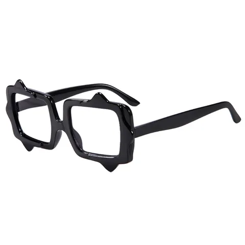 Unisex Fashion Novelty Polygon Optical Glasses Clear Lens Trendy Retro Chic Eyewear