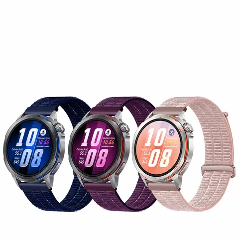 Atmungsaktives Gewebtes Nylon Uhrenarmband Ersatzarmband Kompatibel Mit Smartwatch Verstellbares Armband Sportarmband