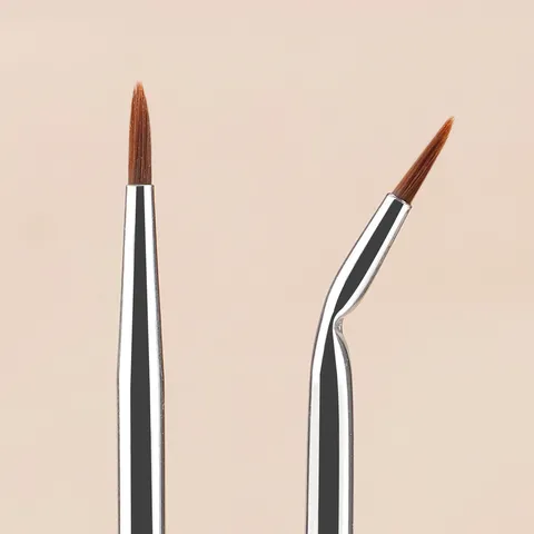 Πινέλο Eyeliner Ακριβείας Λεπτό Γωνιακό Ευθύ Πινέλο Μακιγιάζ Συνθετική Ίνα Μακριά Λαβή Εργαλείο Μακιγιάζ Ματιών Πινέλο Λεπτομέρειας